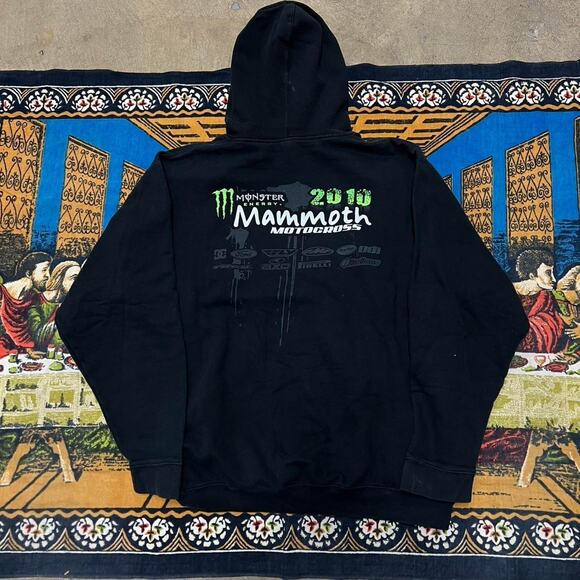 Monster Energy Mammoth Festival 2010 hoodie size xl y2k punk skater fox racing - Picture 3 of 7